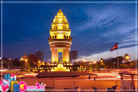 Du lịch Campuchia 4 ngày Siêm Riệp - Phnompenh giá tốt 2016